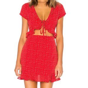 NWT superdown Mercy Polka Dot Dress